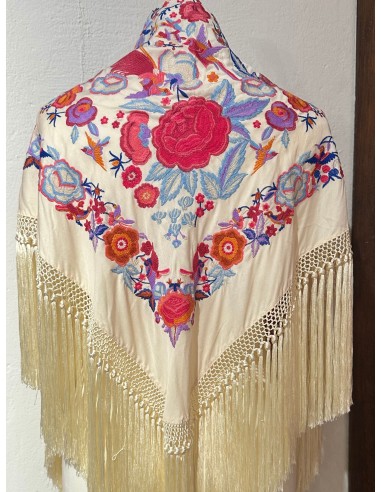 Mantón beige claro