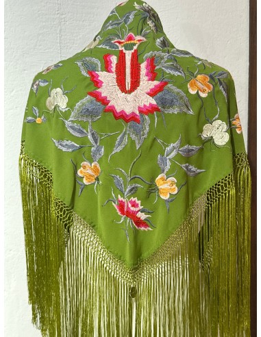 Mantón tulipan ERREPE verde