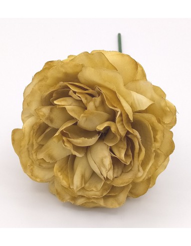 FLOR EVORA BEIGE MOSTAZA